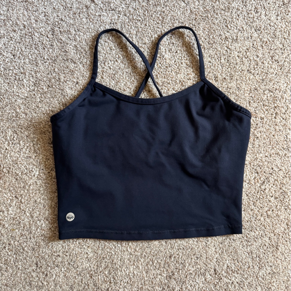 Senita Ava Crop Top | Navy Blue